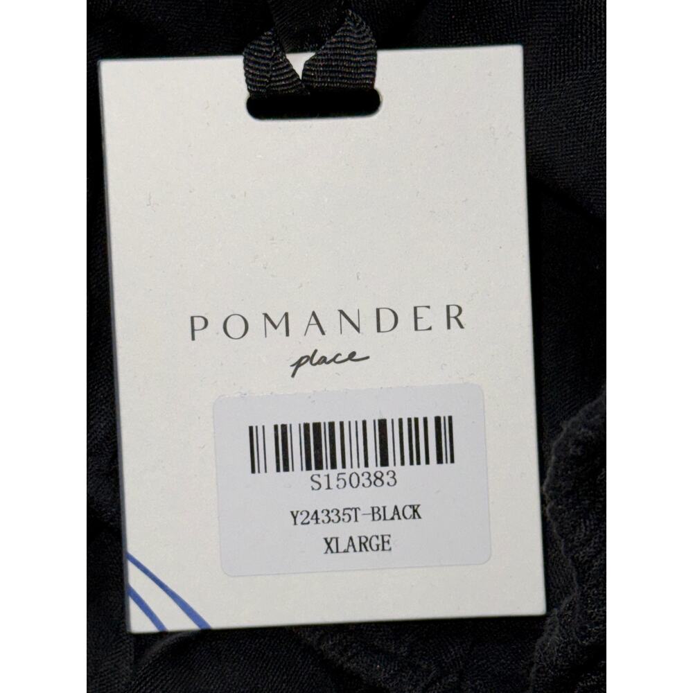 NWT Tuckernuck Pomander Place Ares Black Cotton Puff Sleeve Mini Dress Size XL - Picture 12 of 16